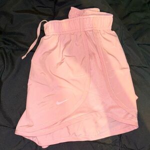 Baby pink Nike shorts